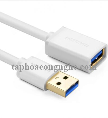 Ugreen 10488 0.5M màu Trắng Cáp tín hiệu nối dài USB 3.0 cao cấp US129 30010488